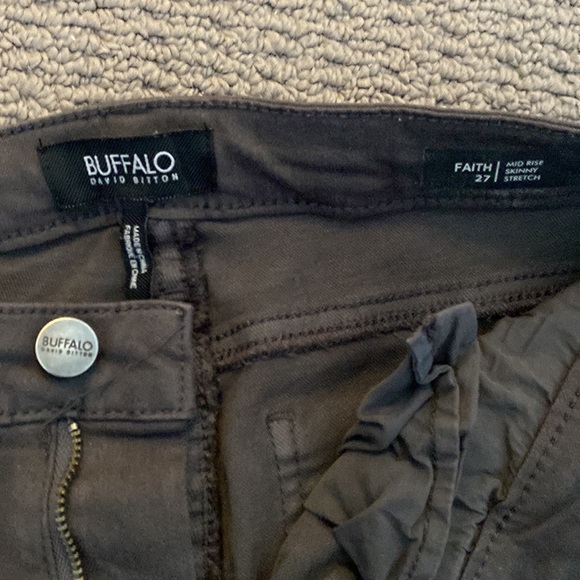 Buffalo David Bitton FAITH skinny jeans in dark grey - Picture 3 of 6